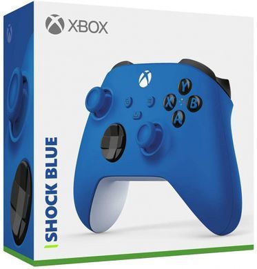 Геймпад Xbox BT, Shock Blue (QAU-00009) [106080]