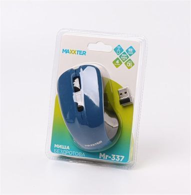 Миша бездротова Maxxter Blue (Mr-337-Bl) [606372]