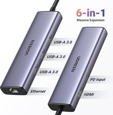 USB-хаб UGREEN USB-C Multifunction Adapter (UGR-15598) [802748]