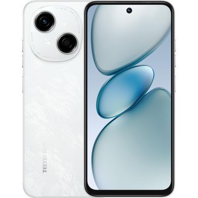 Смартфон Tecno Spark Go 1 (KL4) 3/64GB Glittery White (4894947036446) [612381]