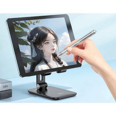 Стилус HOCO GM110 Transparent Explore Series active pad dedicated capacitive pen transparent black (6942007616744) [802643]