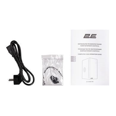 Корпус 2E Credo V200B-400 з БЖ 2E ATX400, 2xUSB3.0, 1x80мм, VGA 250мм, mATX, чорний (2E-V200B-400) [112404]