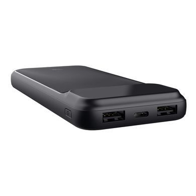 Акумулятор портативний літій-іонний power bank Trust Avala, 10000мА&middot;год, 2хUSB-A/USB-C, 20W, PD/QC 3.0, чорний (25882_TRUST) [112895]