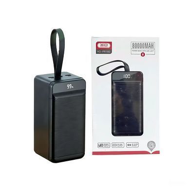 Універсальна мобільна батарея XO-PR160-80000mAh Black (XO-PR160) (PR160.black) [603495]
