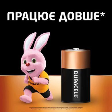 Батарейка Duracell LR20/C Power Plus (2шт) (5000394141988) [806119]