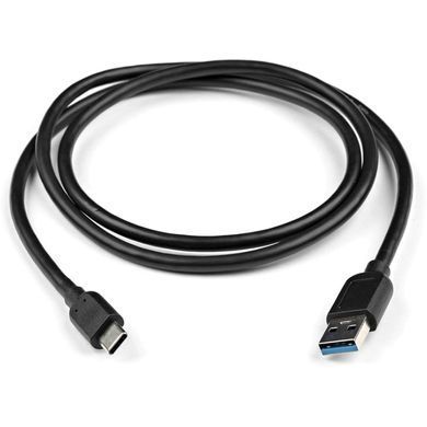 Кабель USB 3.1 AM-Type-C M, 1.0 м, Gen2 60W 10 Gbps чорний (S0745) [402374]