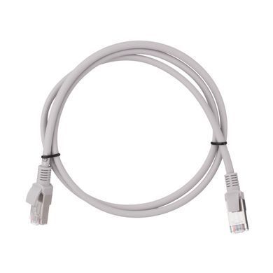 Патч-корд 2E САТ 5e, FTP, 1м, 26AWG, RJ45, 7/0.16, Cu, LSZH, сірий (2E-PC5ECU-FTP1LSZH-GRY) [109896]
