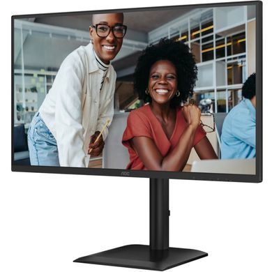 Монітор TFT 27" AOC, IPS, 120Hz, VGA, HDMI, DP, USB-hub, HAS, Pivot, колонки, чорний (27E4U) [405861]