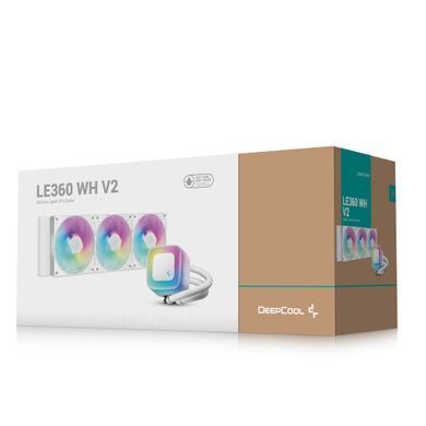 Система водяного охолодження DeepCool LE360 WH V2 (R-LE360-WHAMMN-G-2) [609144]