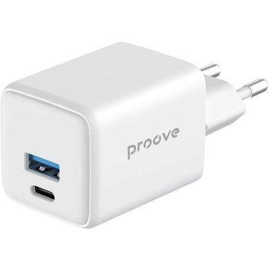 Мережевий зарядний пристрій Proove Pocket GaN 30W White (WCPG30110002) [620847]
