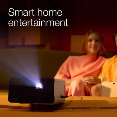 Проєктор Epson EF-21W FHD, 1000 lm, LASER, 1, Google TV, Diamond White (V11HB35040) [105414]