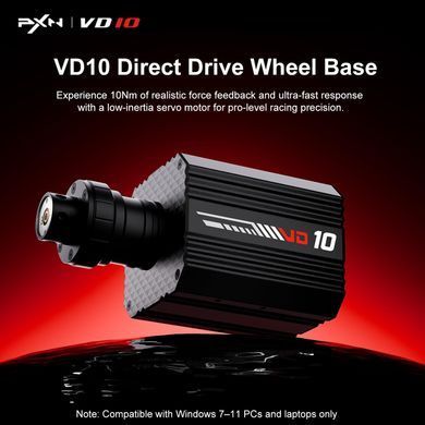 Кермова база PXN VD10, прямий привід, 10 Нм (PXN-VD10) [405566]