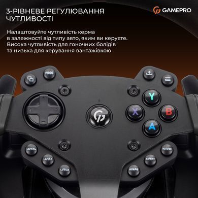 Кермо GamePro з педалями та коробкою передач (RW575PM) [615595]
