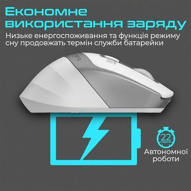 Миша бездротова Promate Samit White (samit.white) [606594]