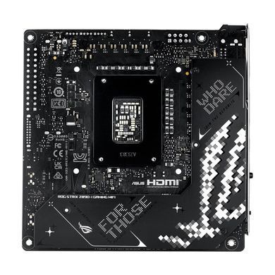Материнcька плата ASUS ROG STRIX Z890-I GAMING WIFI s1851 Z890 2xDDR5 M.2 DP USB Type-C Wi-Fi BT mITX (90MB1IC0-M0EAY1) [109164]