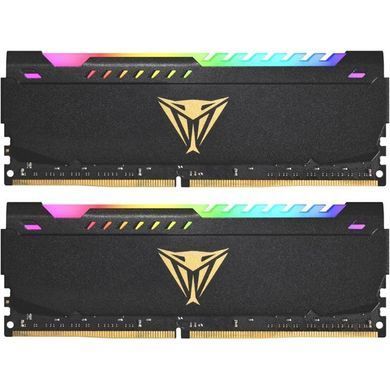 Модуль пам`яті DDR4 2x32GB/3600 Patriot Viper Steel RGB Black (PVSR464G360C0K) [607518]