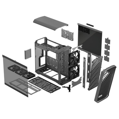 Корпус для ПК FRACTAL DESIGN Torrent Gray TG Light Tint (FD-C-TOR1A-02) [303308]