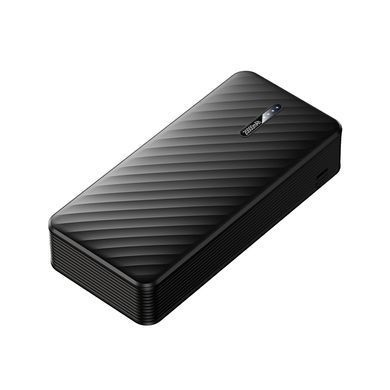 Зовнішній акумулятор BOROFONE BJ84A Smooth power bank with four cables(20000mAh) Black (6941991126178) [806426]