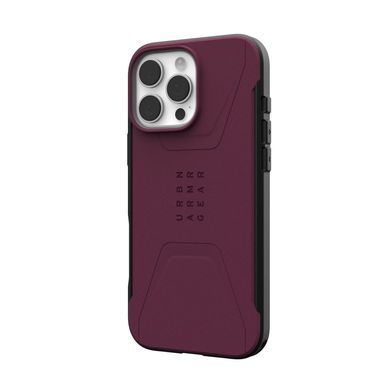 Чохол-накладка Urban Armor Gear для Apple iPhone 16 Pro Max Civilian Magsafe Bordeaux (114445119049) [616739]