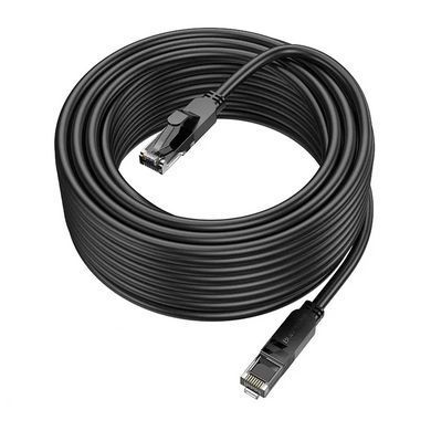 Мережевий кабель BOROFONE BUS01 Category 6 Gigabit network cable(L=10M) Black (6941991103971) [803610]