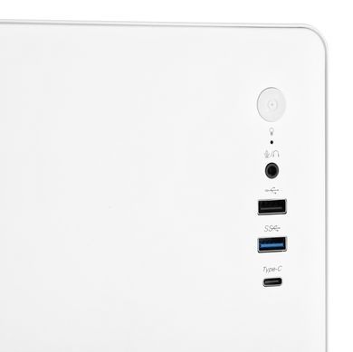 Корпус 2E Credo V500W без БЖ, 1xUSB3.0, 1х USB 2.0, 1xUSB Type-C, 1x120мм, VGA 310мм, ATX, білий (2E-V500W) [110116]