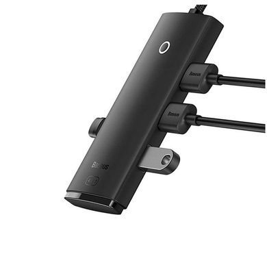 USB-хаб Baseus Lite Series 4-Port USB-A HUB Adapter (USB-A to USB 3.0*4) 25cm Black (WKQX030001) [802740]