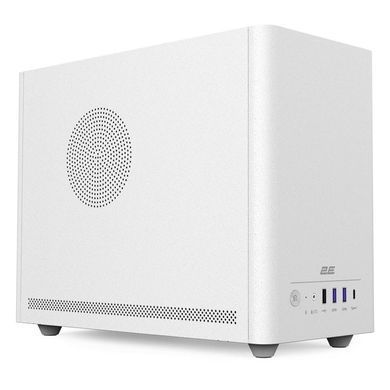 Корпус 2E Credo Metal V300W без БЖ, 2xUSB3.0, 1х USB 2.0, 1xUSB Type-C, 1x90мм, VGA 310мм, mATX, білий (2E-V300W) [112195]