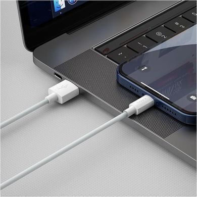 Кабель Baseus Simple Wisdom Data Cable Kit USB to iP 2.4A (2PCS/Set）1.5m White (TZCALZJ-02) [804379]