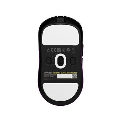 Миша бездротова Hator Quasar 3 Ultima 8K Wireless Black/Violet (HTM760) [620042]