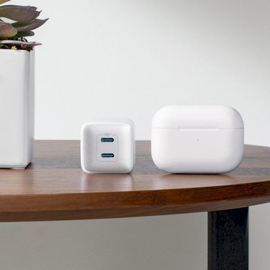 Мережевий зарядний пристрій Anker PowerPort 521 Nano Pro White, 40 W, 2хUSB Type-C (A2038G21) [603241]