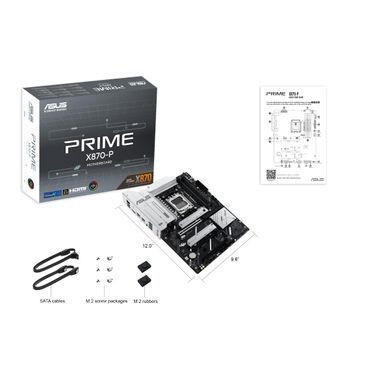 Материнcька плата ASUS PRIME X870-P sAM5 X870 4xDDR5 M.2 HDMI ATX (90MB1IT0-M0EAY0) [109145]