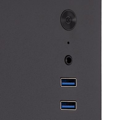 Корпус 2E Credo V200B-400 з БЖ 2E ATX400, 2xUSB3.0, 1x80мм, VGA 250мм, mATX, чорний (2E-V200B-400) [112404]