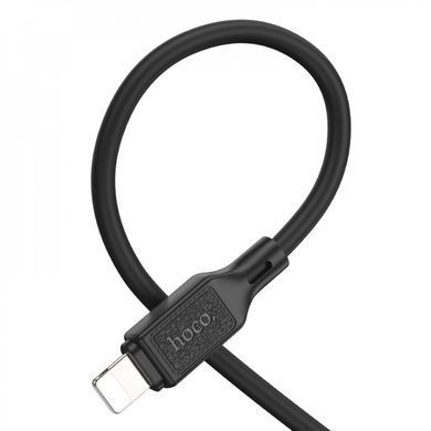 Кабель HOCO X90 Cool silicone charging data cable for iP Black (6931474788405) [803258]
