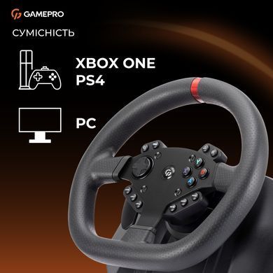 Кермо GamePro з педалями та коробкою передач (RW575PM) [615595]