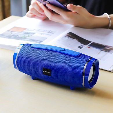 Портативна колонка BOROFONE BR3 Rich sound sports wireless speaker Blue (6931474715593) [805588]