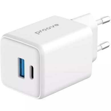 Мережевий зарядний пристрій Proove Pocket GaN 30W White (WCPG30110002) [620847]