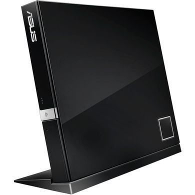 Привід оптичний портативний ASUS SBW-06D2X-U Blu-ray Combo burner M-DISC USB2.0 чорний Retail Box Slim (90-DT20305-UA199KZ) [109614]