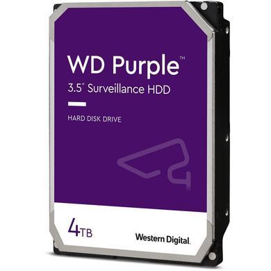Жорсткий диск WD 4TB 3.5" 256MB SATA Purple Surveillance (WD43PURZ) [109624]