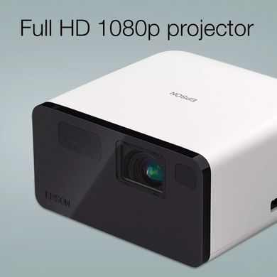 Проєктор Epson EF-21W FHD, 1000 lm, LASER, 1, Google TV, Diamond White (V11HB35040) [105414]