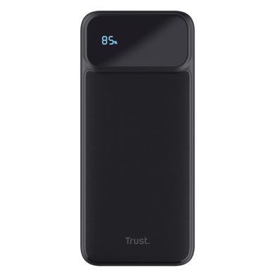 Акумулятор портативний літій-іонний power bank Trust Avala, 10000мА&middot;год, 2хUSB-A/USB-C, 20W, PD/QC 3.0, чорний (25882_TRUST) [112895]