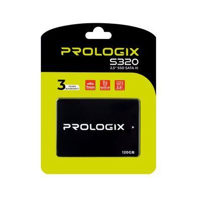 Накопичувач SSD 120GB Prologix S320 2.5" SATAIII 3D TLC (PRO120GS320) [607927]