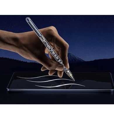 Стилус HOCO GM110 Transparent Explore Series active pad dedicated capacitive pen transparent black (6942007616744) [802643]