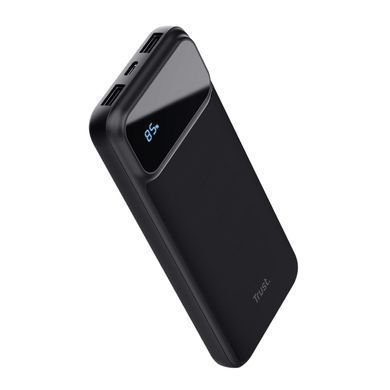 Акумулятор портативний літій-іонний power bank Trust Avala, 10000мА&middot;год, 2хUSB-A/USB-C, 20W, PD/QC 3.0, чорний (25882_TRUST) [112895]