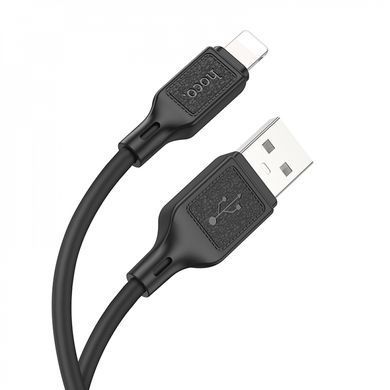 Кабель HOCO X90 Cool silicone charging data cable for iP Black (6931474788405) [803258]