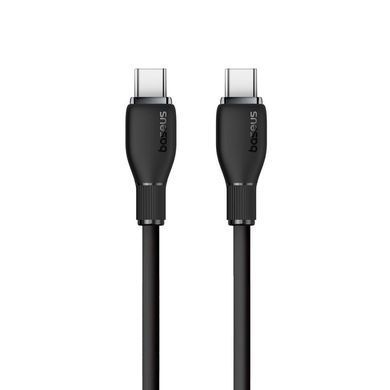 Кабель Baseus Pudding Series Fast Charging Cable Type-C to Type-C 100W 1.2m Cluster Black (P10355702111-00) [803300]