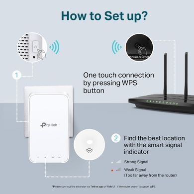 Розширювач покриття WiFi TP-LINK AC750, 1хFE LAN (RE230) [104439]