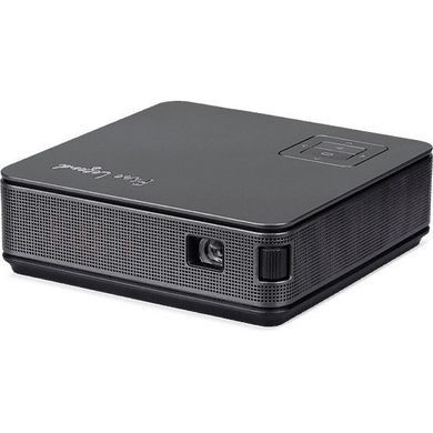 Проєктор портативний AOpen PV12p WVGA, 220 lm, LED, 1.3, WiFi, чорний (MR.JW211.001) [15343]