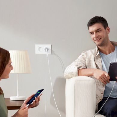 Мережевий зарядний пристрій Anker PowerPort 521 Nano Pro White, 40 W, 2хUSB Type-C (A2038G21) [603241]