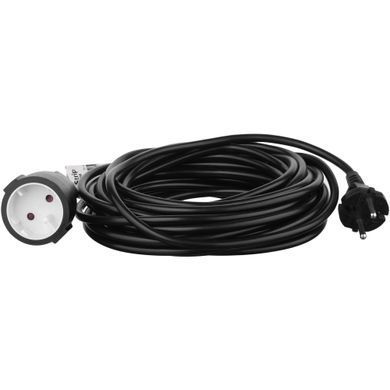 Мережевий подовжувач 2E 1XCEE7/17, 2G*1.0мм, 10м, black (2E-PC210M10) [605274]
