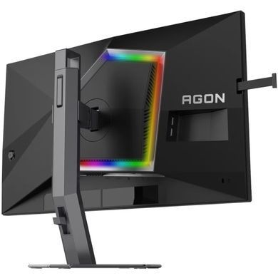 Монітор TFT 24.1" AOC, Ultra-Fast TN eSports, 610Hz, 2xHDMI, DP, USB-hub, HAS, Pivot, чорно-сірий (AG246FK6) [405607]